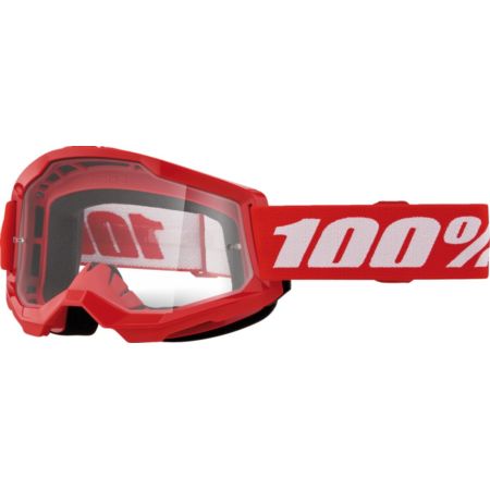 Gogle 100% STRATA 2 JR red clr