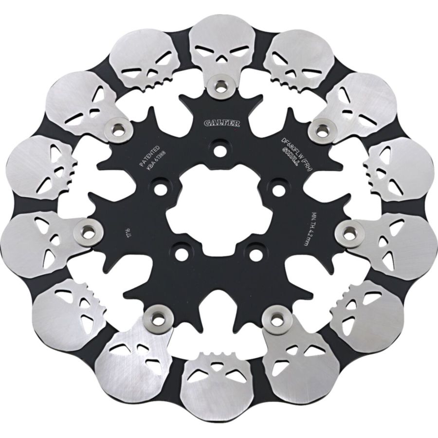 Tarcza hamulcowa GALFER SKULL 292 MM HARLEY 1450