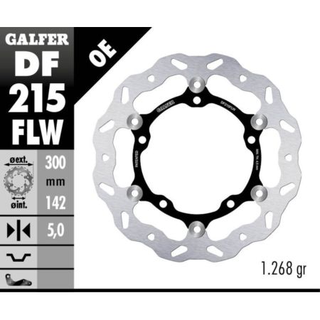 Tarcza hamulcowa GALFER WAVE 300 MM KAWASAKI NINJA