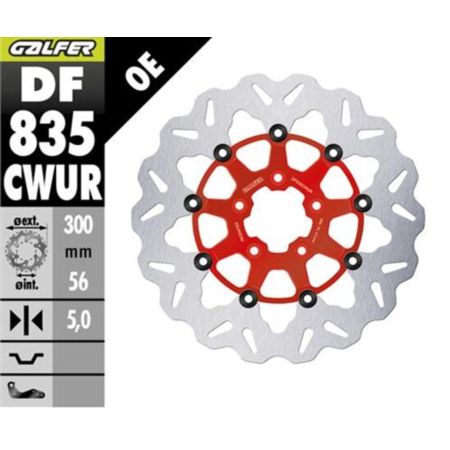 Tarcza hamulcowa GALFER WAVE 300 MM HARLEY 1690