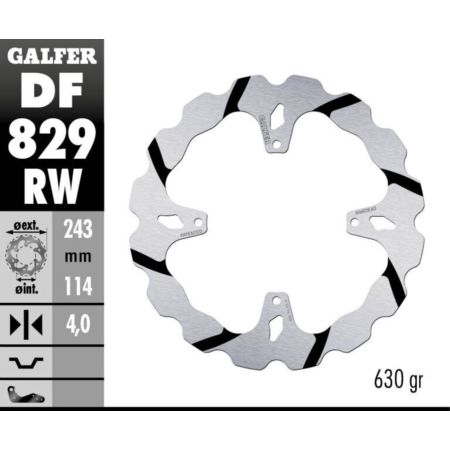 Tarcza hamulcowa GALFER WAVE TM RACING 125