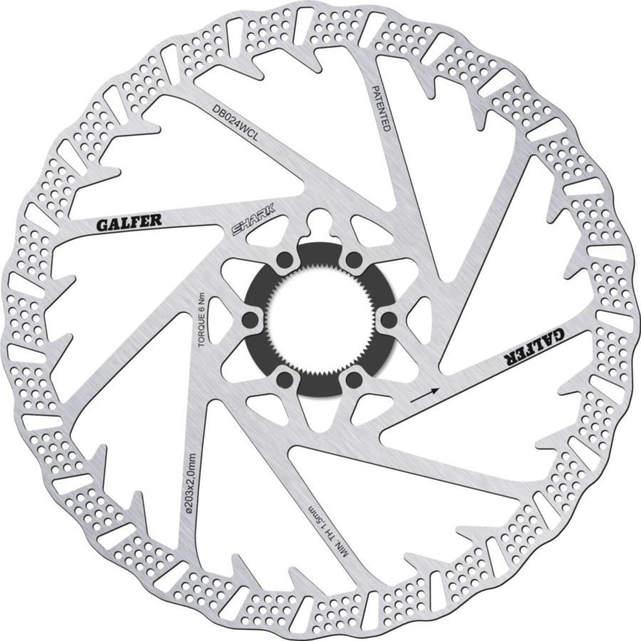 Tarcza hamulcowa GALFER SHARK 203 MM