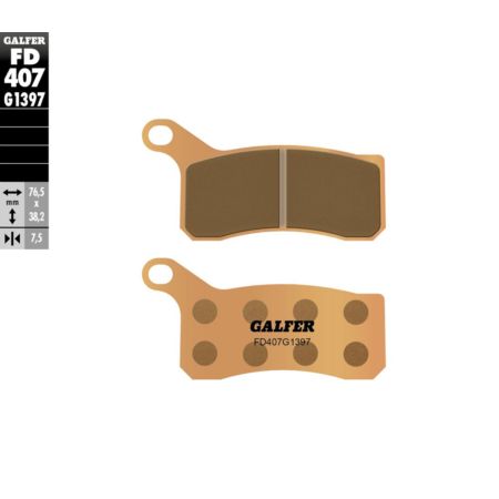 Klocki hamulcowe GALFER ATV KTM SX 450