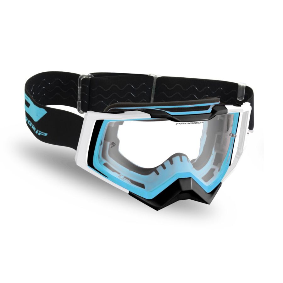 Gogle PRO GRIP 3309 RAPID BRW MIRROR CLEAR