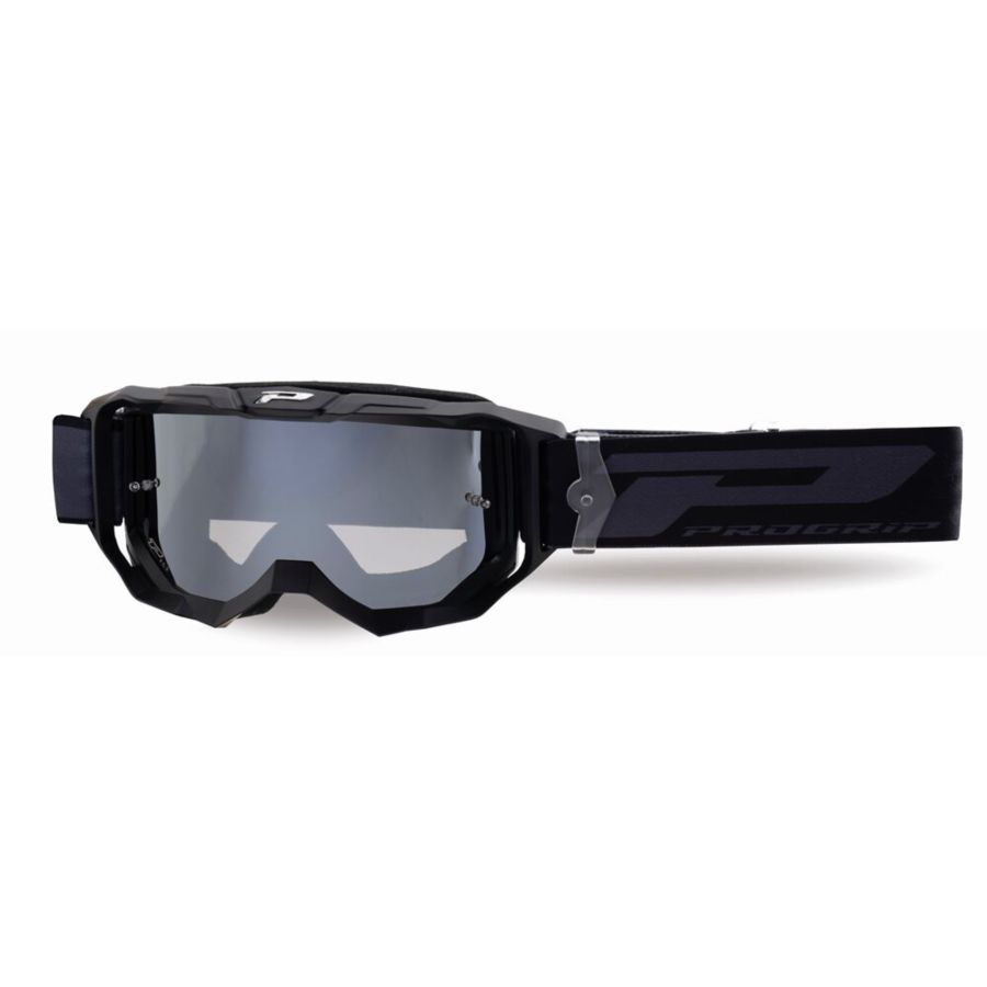 Gogle PRO GRIP 3300 MATT BLACK MIRROR SILVER