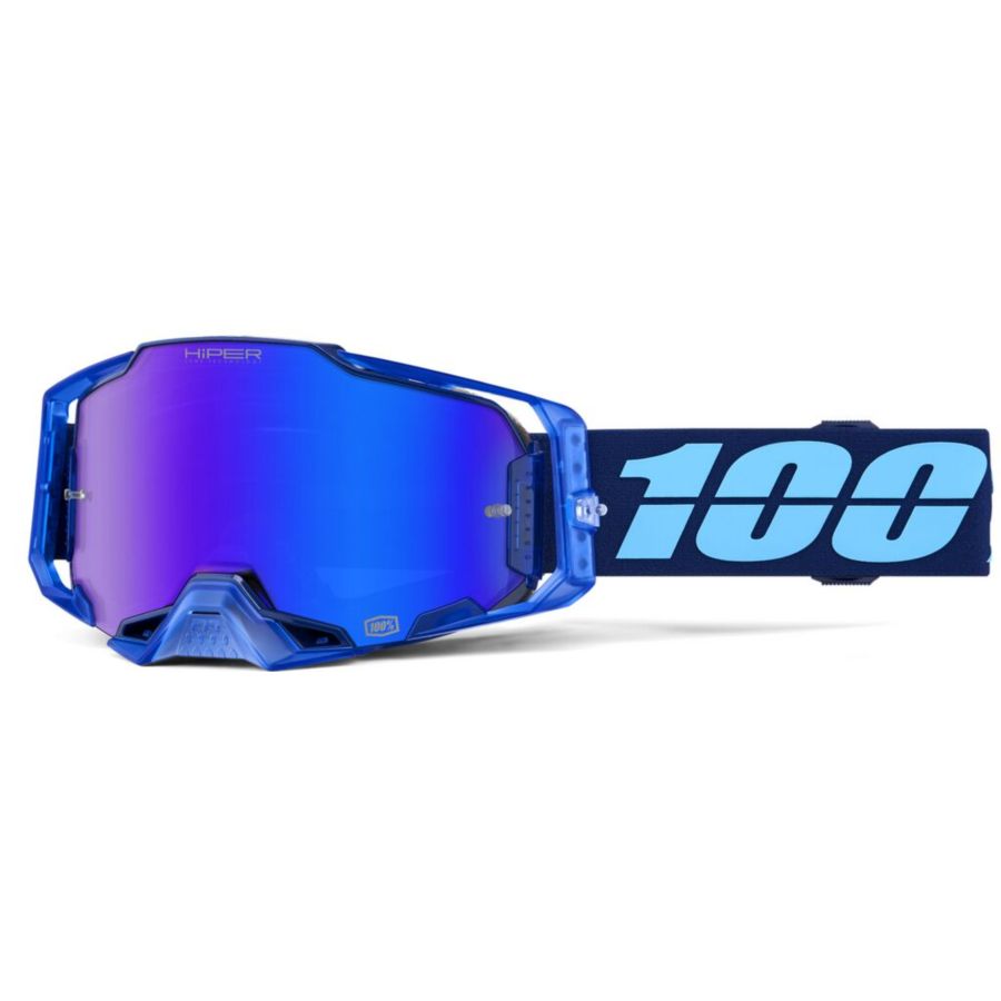 Gogle 100% ARMEGA HIPER COUPE mirror blue
