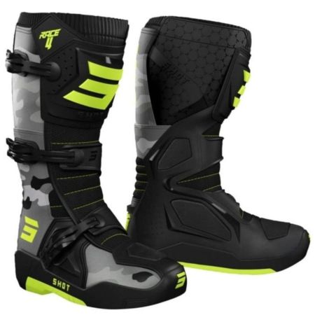 Buty SHOT RACE 4 CAMO NEON_YELLOW 44