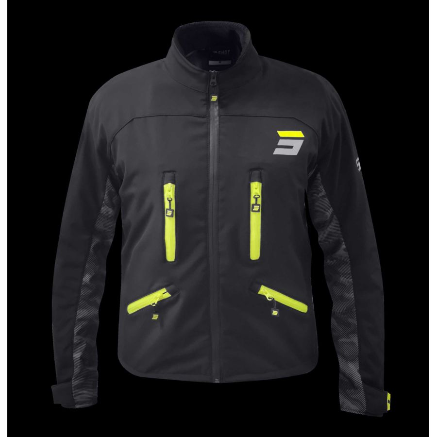 Kurtka SHOT CLIMATIC BLACK_NEON_YELLOW S