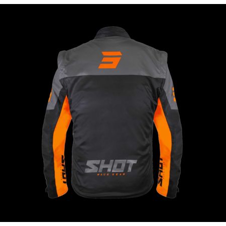 Kurtka SHOT SOFTSHELL LITE BLACK_ORANGE S