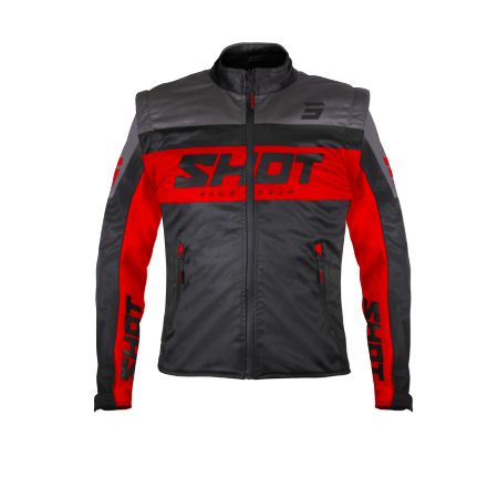 Kurtka SHOT SOFTSHELL LITE BLACK_RED S