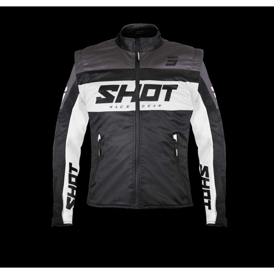Kurtka SHOT SOFTSHELL LITE BLACK_WHITE L