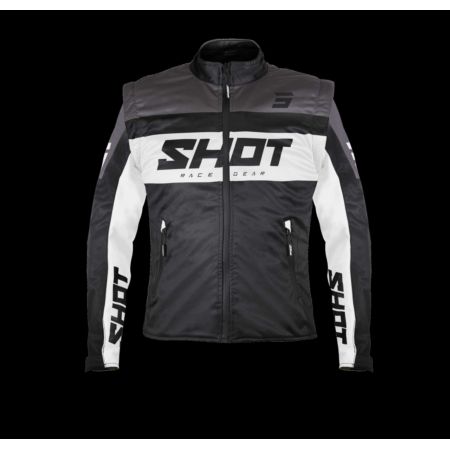 Kurtka SHOT SOFTSHELL LITE BLACK_WHITE L