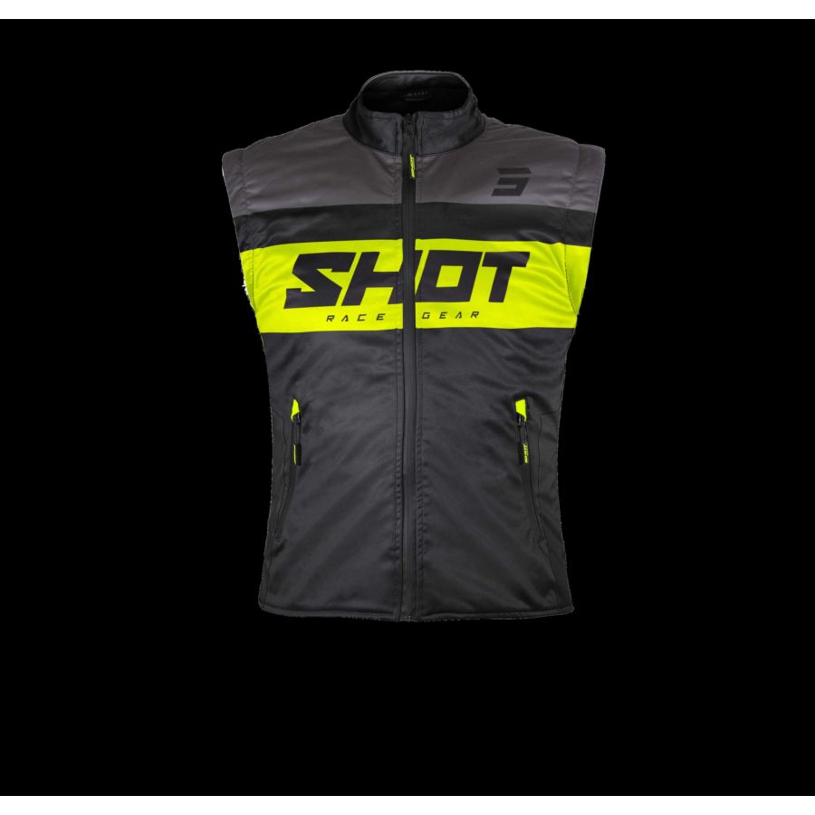 Bodywarmer SHOT BODYWARMER LITE BK_NEON_YELL XL