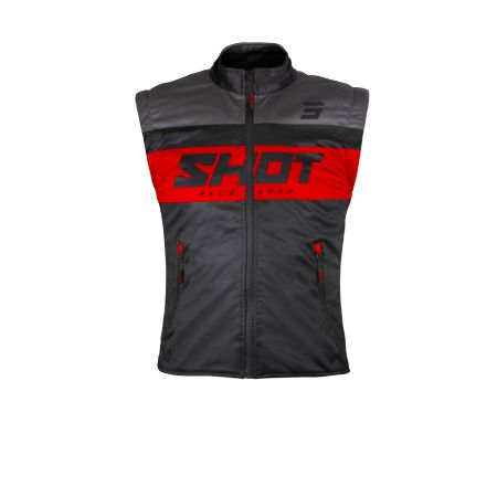 Bodywarmer SHOT BODYWARMER LITE BLACK_RED S