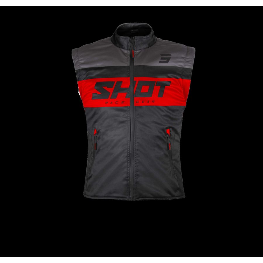 Bodywarmer SHOT BODYWARMER LITE BLACK_RED M