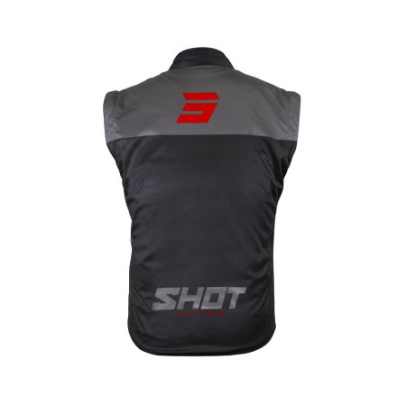 Bodywarmer SHOT BODYWARMER LITE BLACK_RED M