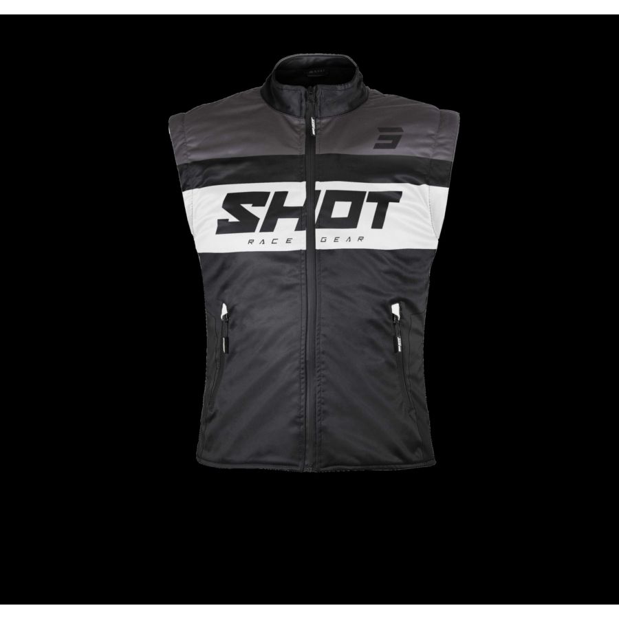 Bodywarmer SHOT BODYWARMER LITE BLACK_WHITE S