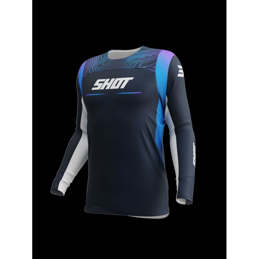 Bluza SHOT CONTACT KID APEX BLUE 8-9