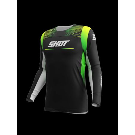 Bluza SHOT CONTACT KID APEX NEON_YELLOW 10-11