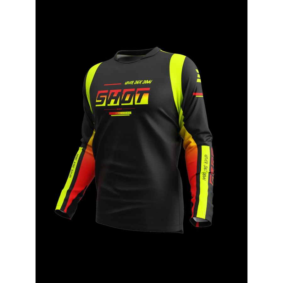 Bluza SHOT DEVO BLOCK NEON_YELLOW M