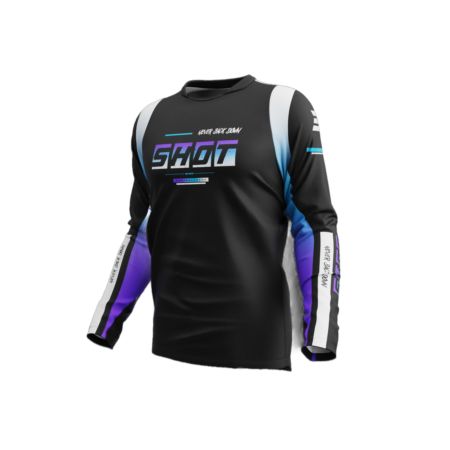 Bluza SHOT DEVO BLOCK PURPLE XL