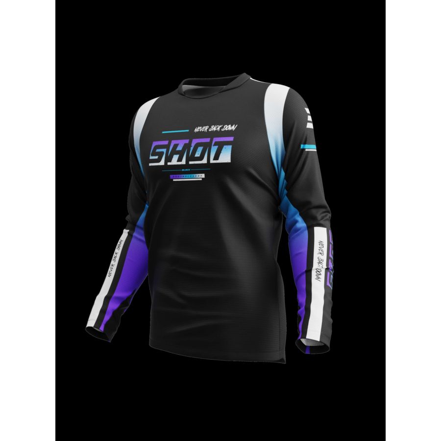 Bluza SHOT DEVO BLOCK PURPLE 2XL