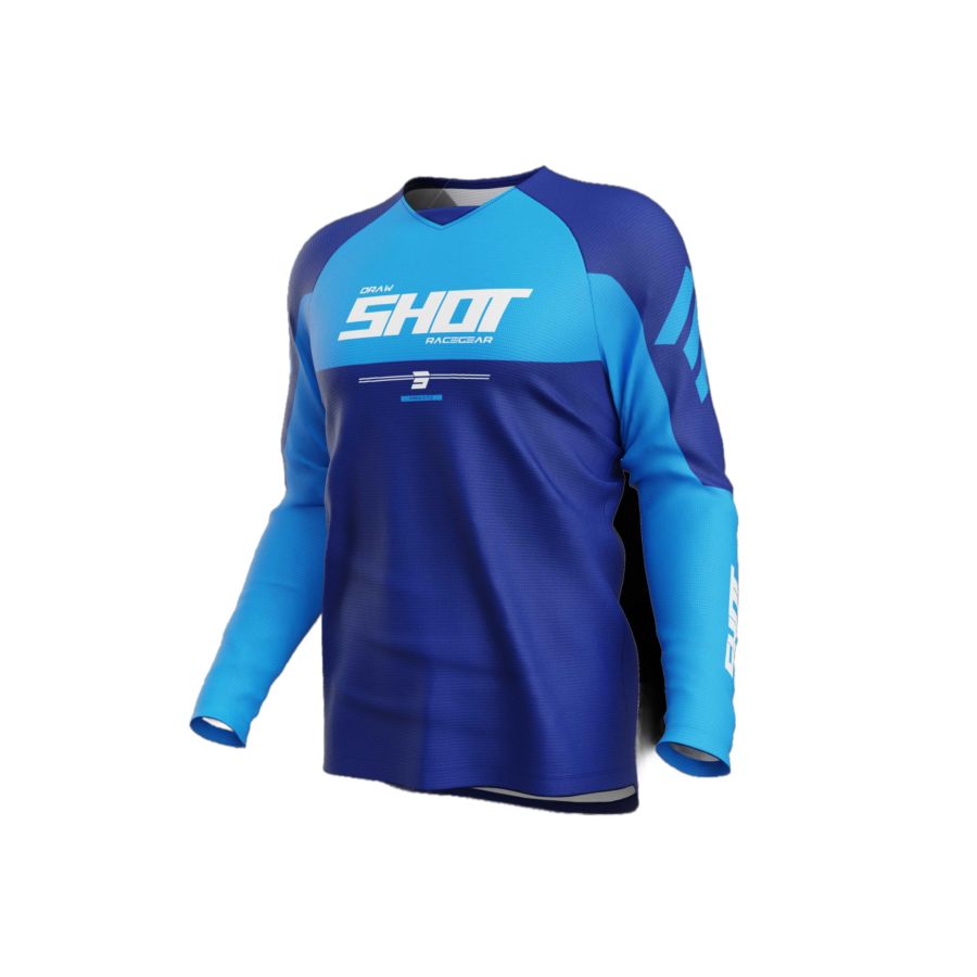 Bluza SHOT DRAW PRIVATE BLUE M