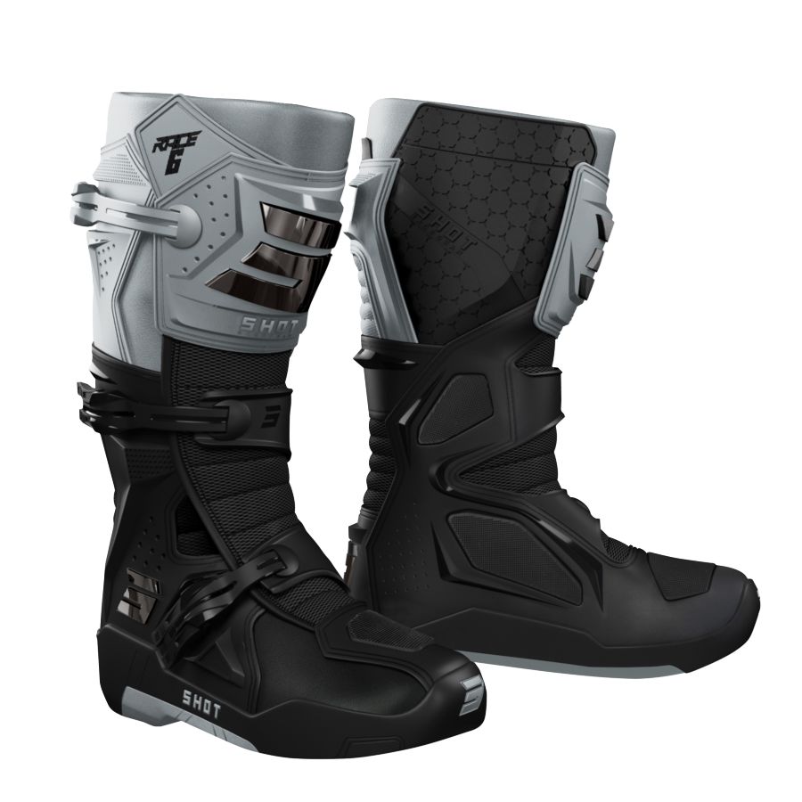 Buty SHOT RACE 6 BLACK_GREY_CHROME 48