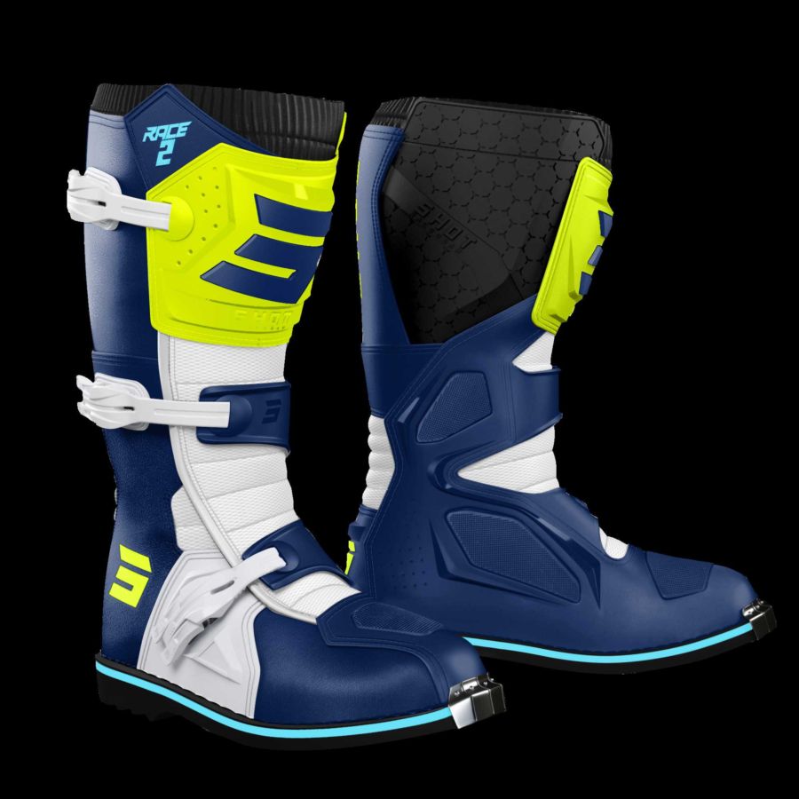 Buty SHOT RACE 2 BLUE_NEON_YELLOW 41