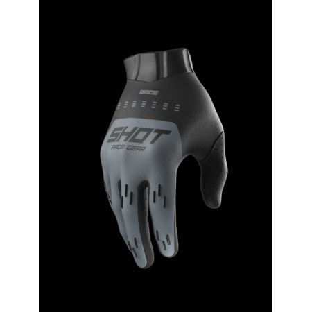 Rękawiczki SHOT RACE EVO BLACK_GREY 09