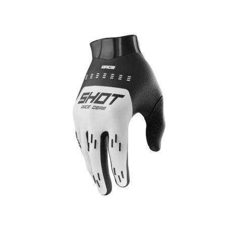 Rękawiczki SHOT RACE KID EVO WHITE 8-9