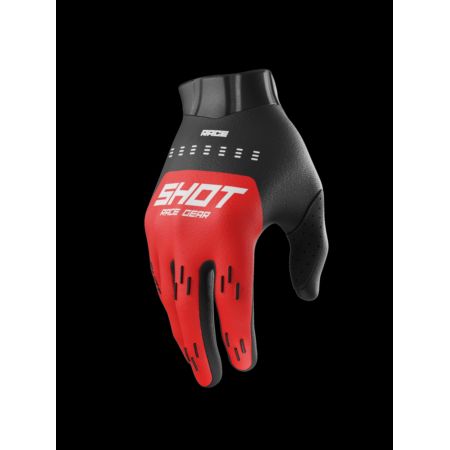 Rękawiczki SHOT RACE KID EVO RED 4-5