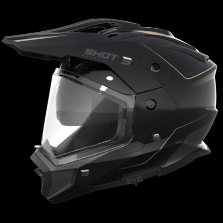 Kask SHOT TREK MAX VISION RALLY BK_SAND_GLOSSY M