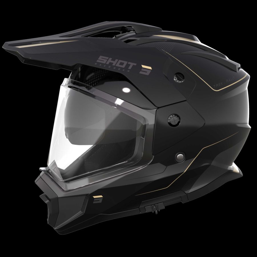 Kask SHOT TREK MAX VISION RALLY BK_SAND_GLOSSY XL