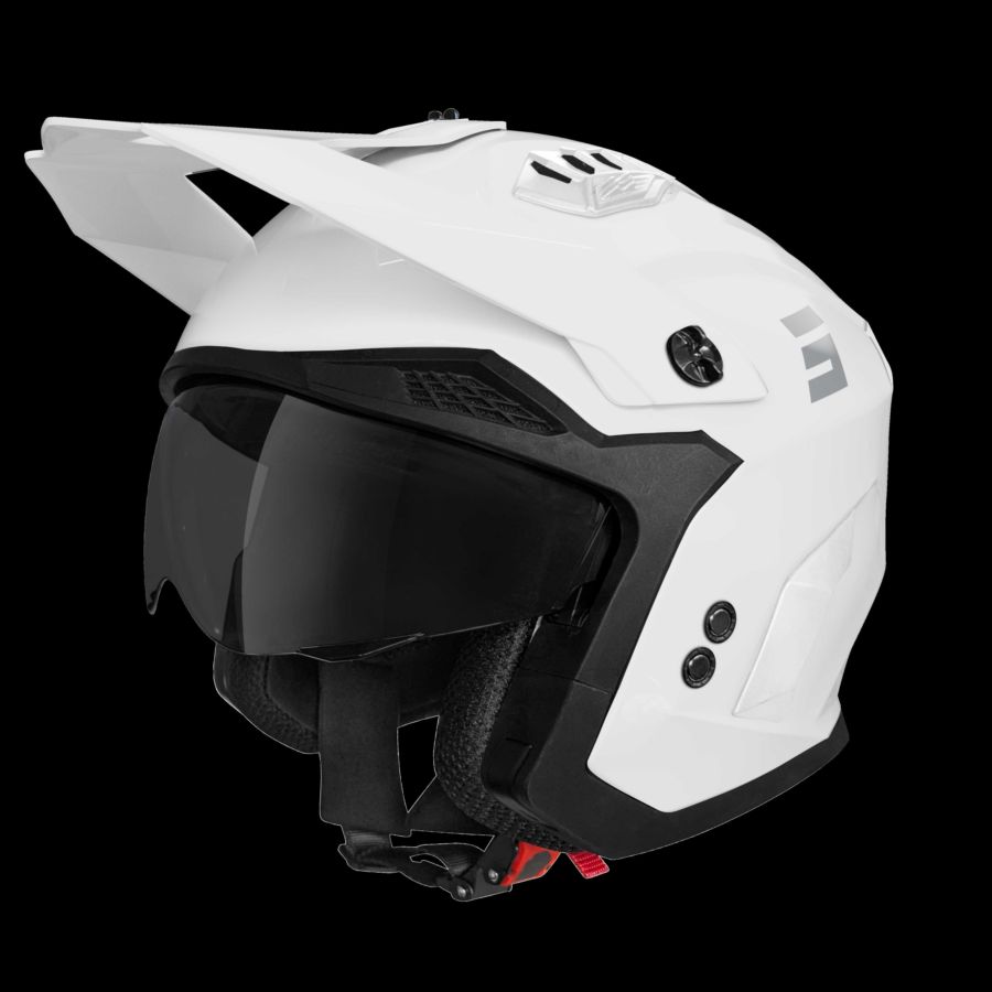 Kask SHOT DROP SOLID WHITE_GLOSSY M