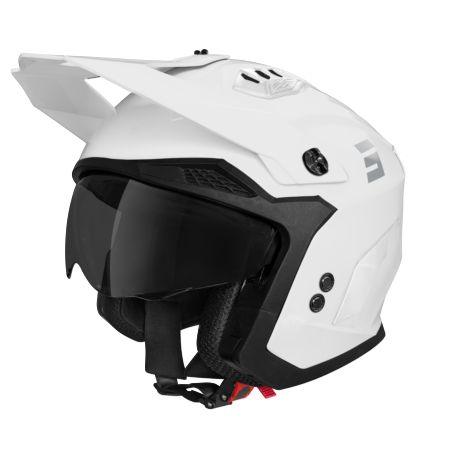 Kask SHOT DROP SOLID WHITE_GLOSSY M