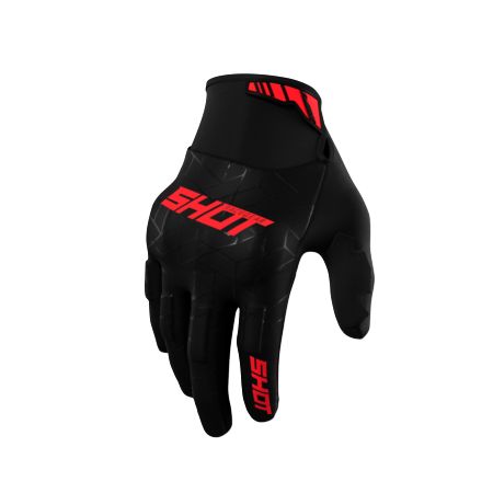 Rękawiczki SHOT DRIFT SPIDER RED 10