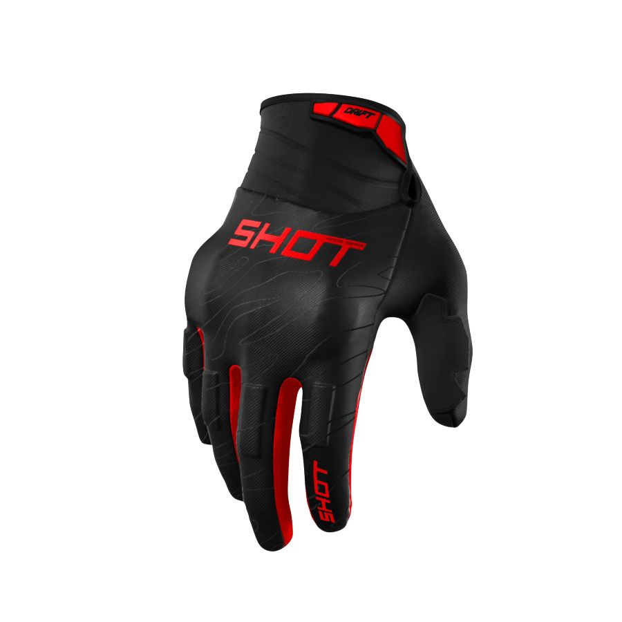 Rękawiczki SHOT DRIFT ONYX RED 10