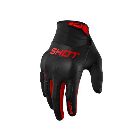 Rękawiczki SHOT DRIFT ONYX RED 12