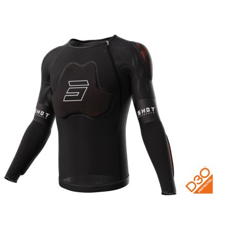 Kamizelka SHOT TUŁÓW RACE_D3O BLACK 2XS
