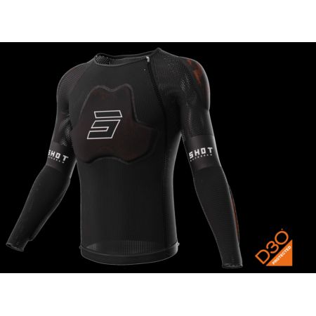 Kamizelka SHOT TUŁÓW RACE_D3O BLACK 2XL