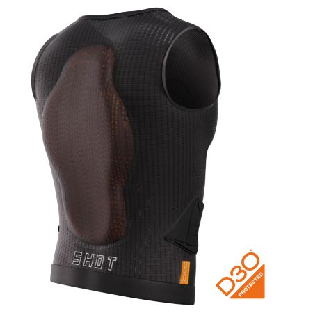 Zbroja SHOT TUŁÓW RACE_D3O BLACK 2XL