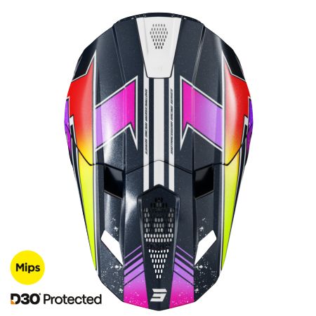 Kask SHOT LITE RACING BLUE_NEON_YELLOW_PEARLY XL