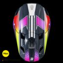 Kask SHOT LITE RACING BLUE_NEON_YELLOW_PEARLY XL