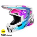 Kask SHOT LITE RACING WHITE_PINK_PEARLY XL
