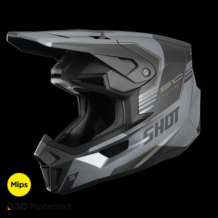 Kask SHOT LITE S10 BLACK_GREY_MATT S