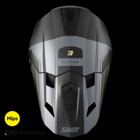 Kask SHOT LITE S10 BLACK_GREY_MATT S