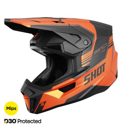 Kask SHOT LITE S10 ORANGE_MATT L