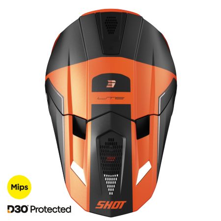 Kask SHOT LITE S10 ORANGE_MATT XL