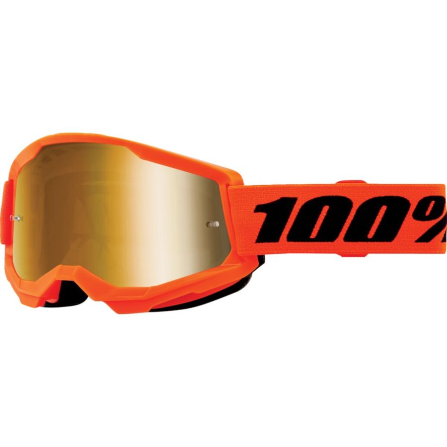 Gogle 100% STRATA 2 JR neon org mr gd